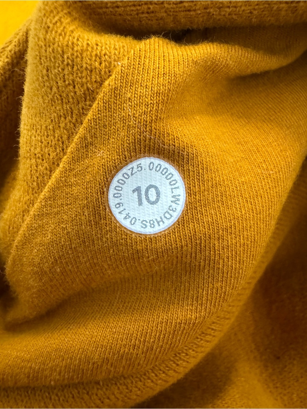 Lululemon Scuba Hoodie Lunar New Year Fools Gold Full Zip Jacket Size 10 - Picture 7 of 8